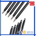 Amazon hot sale ballpoint pen with silicone head metal touch pen